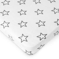 4Home prestieradlo mikroflanel Stars grey, 160 x 200 cm