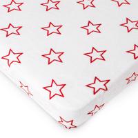 4Home Prestieradlo mikroflanel Stars red