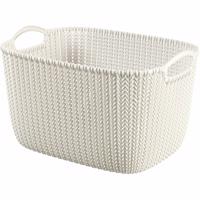 Curver Úložný box Knit 19 l, krémová