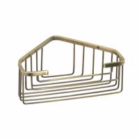 GEDY 2483-44 Smart rohová polica do sprchy, 20 x 8 x 15,1 cm, bronz