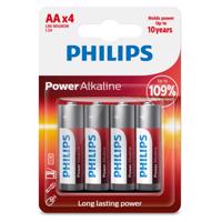 Philips Batéria AA 1,5 V Power Alkaline, 4 ks