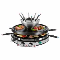 ProfiCook RG/FD 1245 raclette gril a fondue 2v1