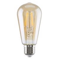 Rabalux Dekoratívna LED filament žiarovka, jantárová, E27, ST58, 5,4W, 600lm, 3000K, 20000h.