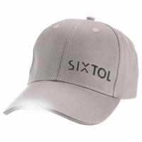 Sixtol Šiltovka s LED svetlom B-CAP 25lm, USB​, uni, sivá