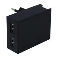 SWISSTEN Adaptér 230V/3A  2xUSB + USB-C kábel 1,2m