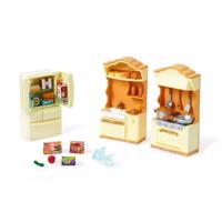 Sylvanian Families set - kuchynská linka s chladničkou