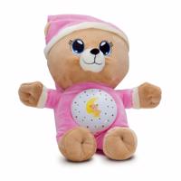 Teddies Plyšový medvedík Uspávačik 32 cm, ružová