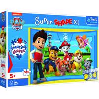 Trefl Puzzle 104 XL Super Shape Priatelia šteniat Labková patrola / Paw patrol 60x40cm v krabici 40x27x6cm