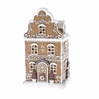 Vianočná LED dekorácia Gingerbread house, 12 x 20,5 cm